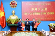 Phú Thọ công bố quyết định về công tác cán bộ
