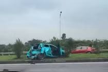 Nguyên nhân 3 xe ô tô đâm liên hoàn trên quốc lộ 1