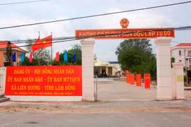 Trụ sở UBND xã Liên Hương.