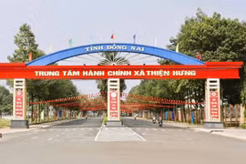 Trung tâm hành chính xã Thiện Hưng, tỉnh Đồng Nai.