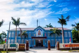Trụ sở UBND xã Hòa Ninh.