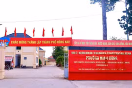 Trụ sở UBND phường Minh Hưng.
