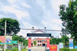 Trụ sở UBND xã Bắc Ruộng.
