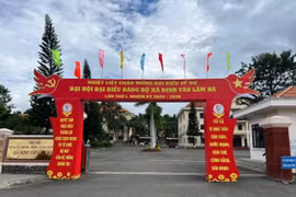 Trụ sở UBND xã Đinh Văn Lâm Hà, tỉnh Lâm Đồng.