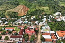 Một góc của xã Tây Khánh Sơn, tỉnh Khánh Hòa.