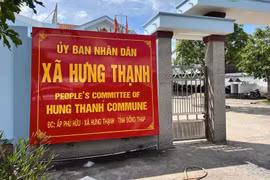 Trụ sở UBND xã Hưng Thạnh.