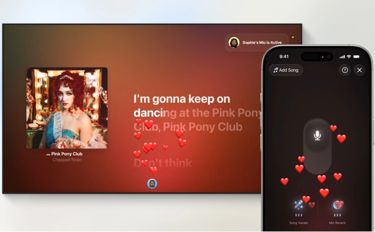 iPhone biến hình thành micro karaoke trong bản cập nhật mới