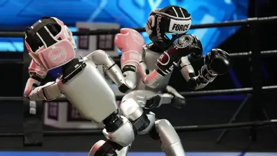 Robot giống người đầu tiên thi đấu quyền anh gây sửng sốt