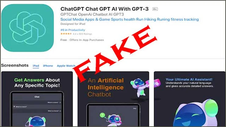 Nhận diện loạt ứng dụng ChatGPT giả mạo trên App Store và Google Play