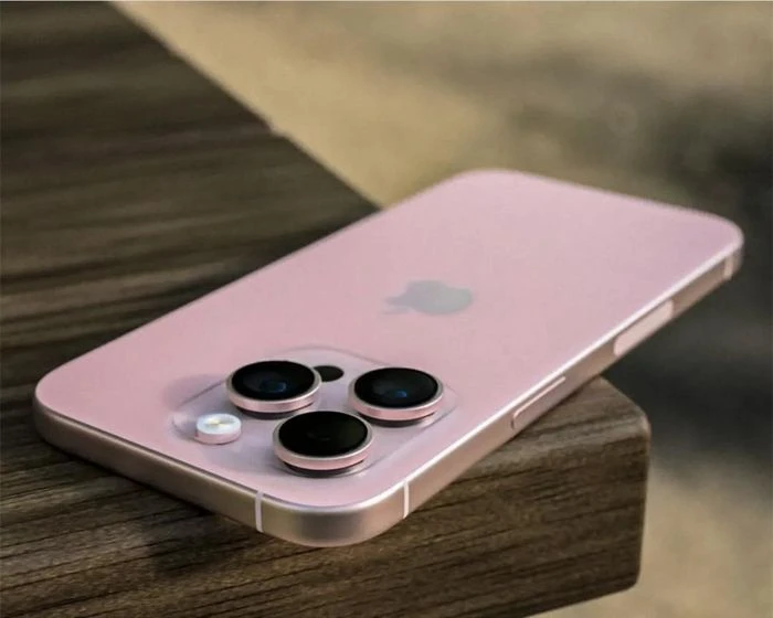 Rò rỉ hình ảnh iPhone 15 Pro Max màu hồng đẹp "lịm tim"
