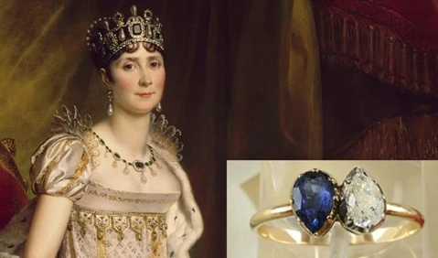 Hoàng đế Napoleon tặng nhẫn đính hôn quý giá cho người phụ nữ nào?