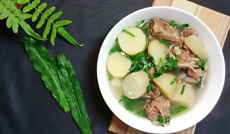 Cách nấu canh khoai từ hầm sườn non ngọt lành, bổ dưỡng cho cả nhà