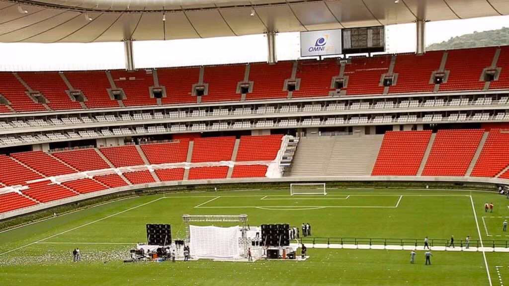 Sân đang trong những công đoạn cuối cùng cho kỳ World Cup 2026. (Ảnh: Sofascore)
