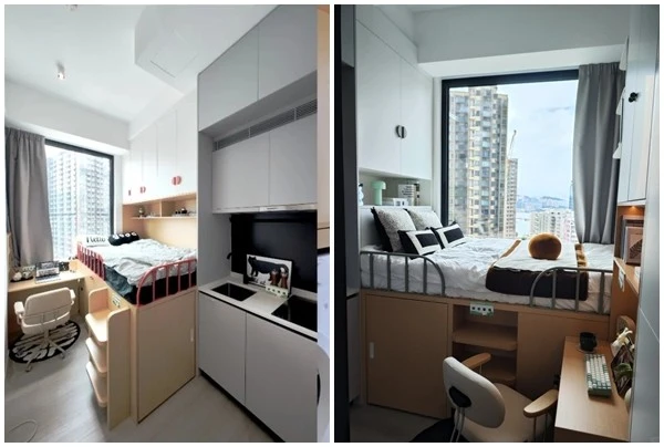 Bất ngờ căn hộ 12m2 tiện nghi không kém "biệt thự"
