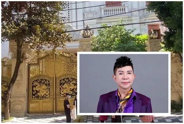 Cận cảnh biệt thự bề thế như lâu đài của ca sĩ Long Nhật