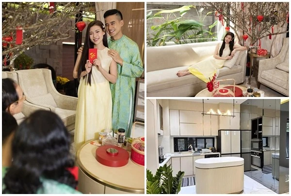 Bên trong biệt thự 200m2 của Thúy Diễm - Lương Thế Thành
