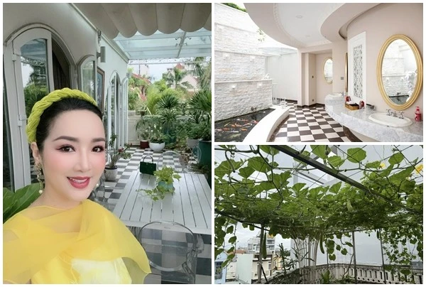 Biệt thự đi mỏi chân không hết của Hoa hậu U60 đẹp như 30
