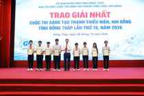 Đồng Tháp vinh danh 93 mô hình, sản phẩm đạt giải Cuộc thi sáng tạo