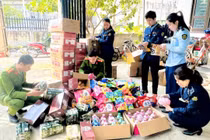 Phát hiện cơ sở kinh doanh bánh kẹo nhập lậu ở Quảng Trị