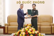 Đại tướng Phan Văn Giang tiếp Quyền Bộ trưởng Bộ Hải quân Hoa Kỳ
