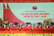 Quảng Ngãi khai trương Trung tâm báo chí phục vụ Đại hội Đảng bộ tỉnh 