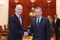 Tổng Bí thư, Chủ tịch nước Tô Lâm tiếp Chủ tịch FIFA Gianni Infantino