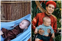 Con trai đáng yêu vô đối của Hồ Quang Hiếu và Tuệ Như