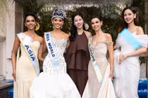 Bảo Ngọc hội ngộ Top 3 Miss World 2026 tại TP HCM