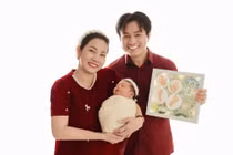 Bà xã Cao Minh Đạt: 'Nhìn chồng chăm con, tôi càng thương hơn'