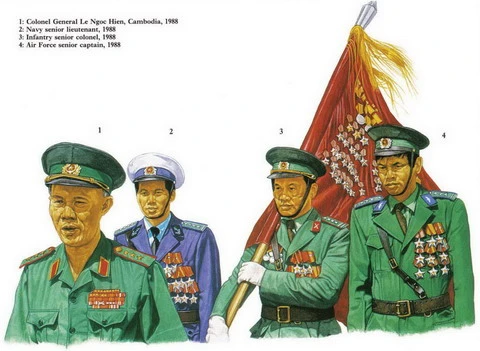 Tranh vẽ tuyệt đẹp về bộ đội VN của họa sĩ Mỹ