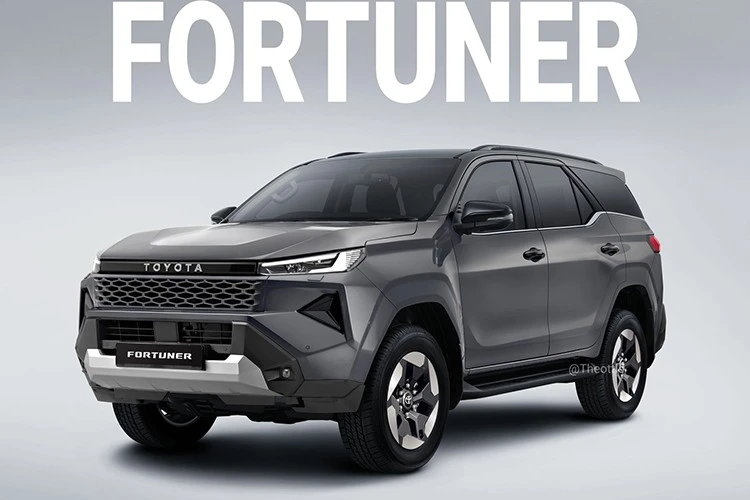 Ngắm Toyota Fortuner 2027 kết hợp DNA của Hilux và RAV4