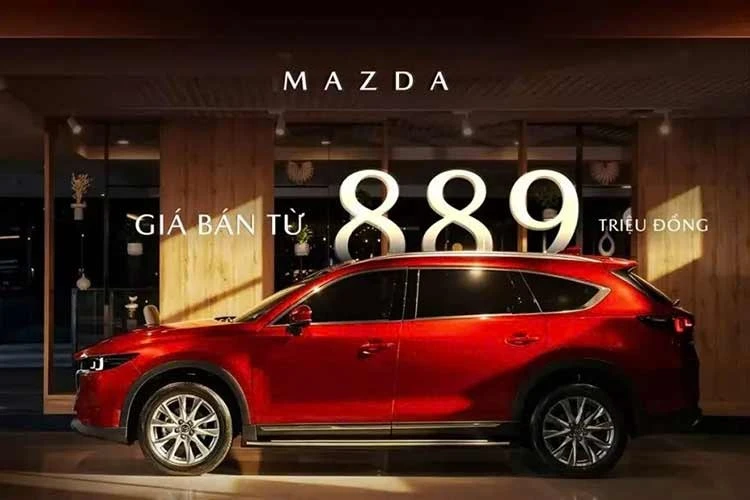 Mazda CX-8 2026 tại Việt Nam thêm bản tiêu chuẩn, chỉ 899 triệu đồng