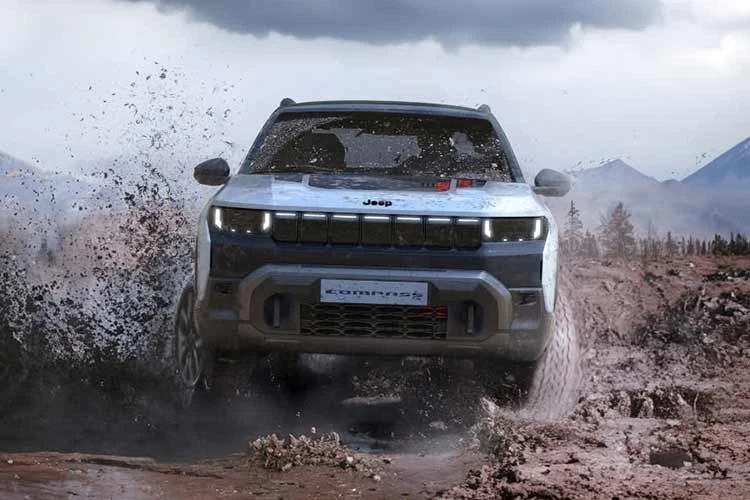 [GALLERY] Jeep Compass - xe điện off-road 375 mã lực, sạc 27 phút chạy 600km