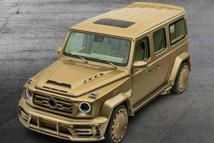  [GALLERY] Tận thấy Mercedes-AMG G63 dát vàng của Mansory "độc nhất vô nhị"