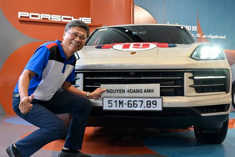 Porsche Cayenne S E-Hybrid hơn 6 tỷ biển 550 triệu của đại gia Hải Phòng