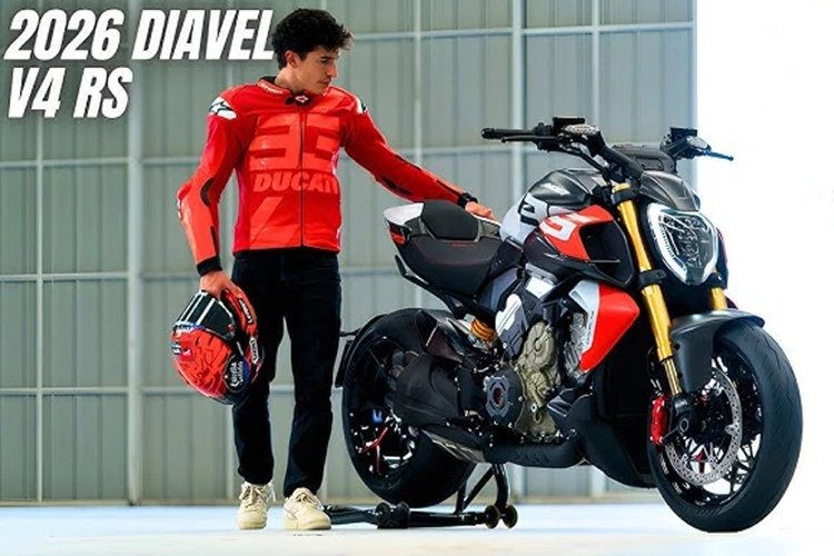 Ra mắt siêu môtô Ducati Diavel V4 RS, tăng tốc 100 km/h chỉ 2,5 giây