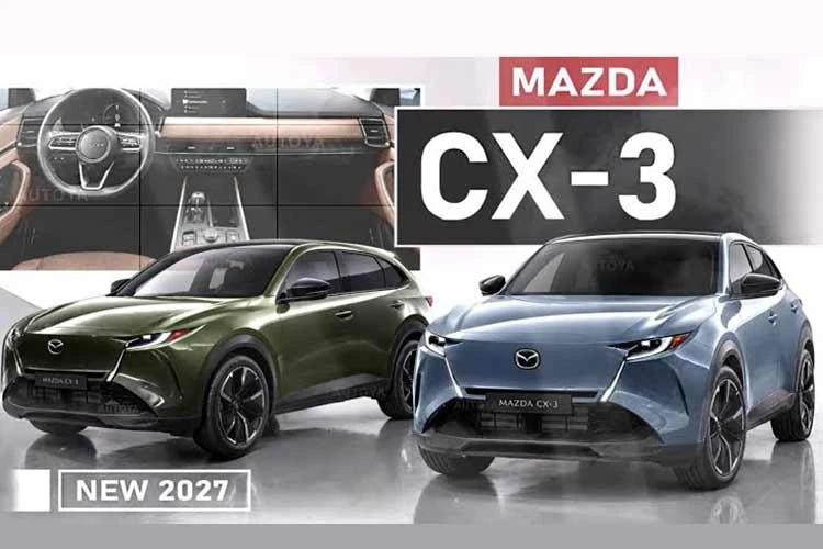 [GALLERY] Mazda CX-3 thế hệ mới sẽ thay thế Mazda2, sản xuất tại Thái Lan
