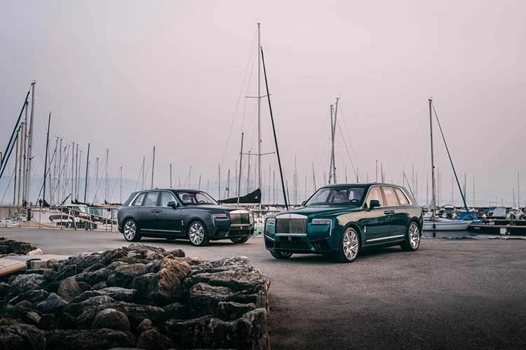 Ngắm bộ tứ Rolls-Royce Cullinan bespoke siêu sang phong cách du thuyền