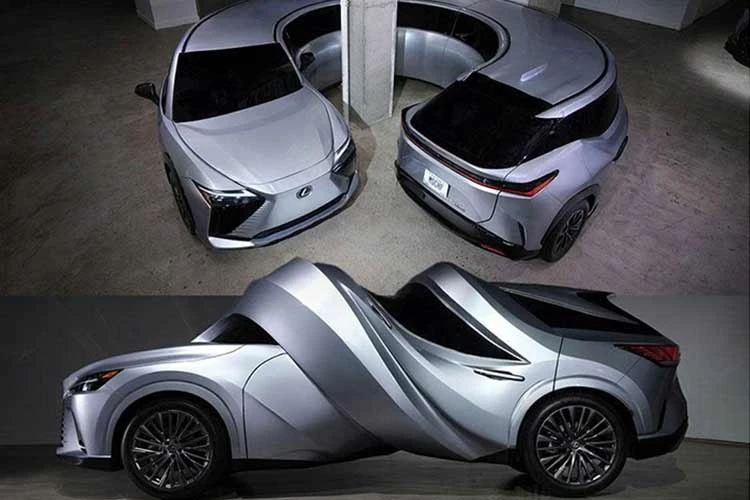  [GALLERY] Lexus "chơi lớn" hô biến RZ thành hình tròn, RX hình xoắn ốc