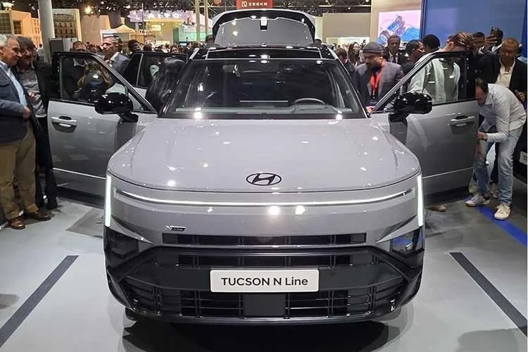 Chi tiết Hyundai Tucson N Line 2027 "bằng xương, bằng thịt" vừa ra mắt