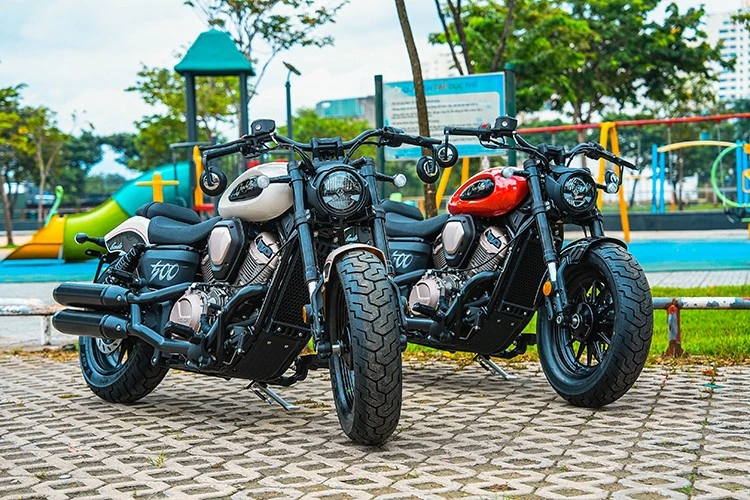 Cận cảnh môtô cruiser Benda Chinchilla 500 vừa ra mắt Việt Nam