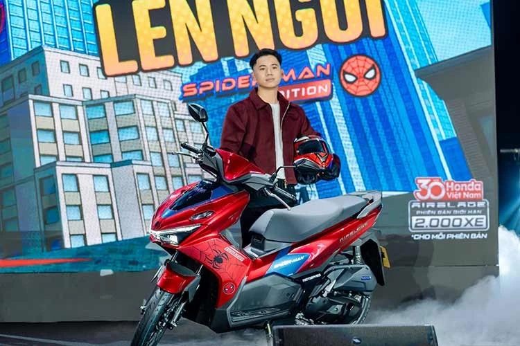 Honda Air Blade bản giới hạn MARVEL ra mắt Việt Nam, từ hơn 48 triệu