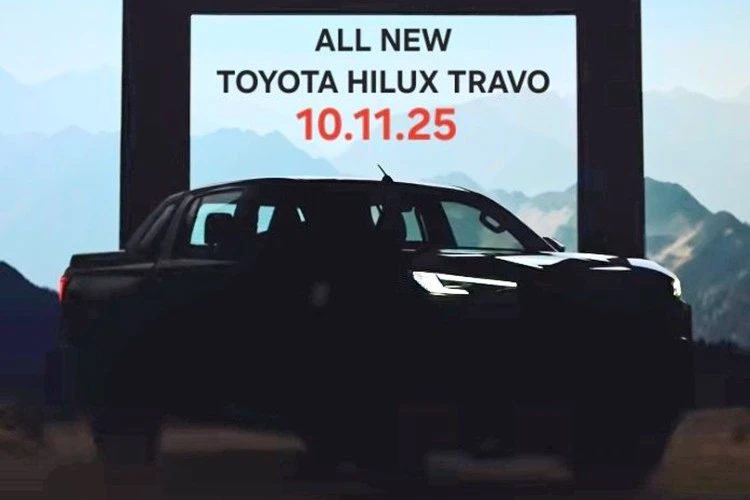Toyota Hilux 2026 thế hệ mới tung ảnh "nhá hàng" trước ngày ra mắt