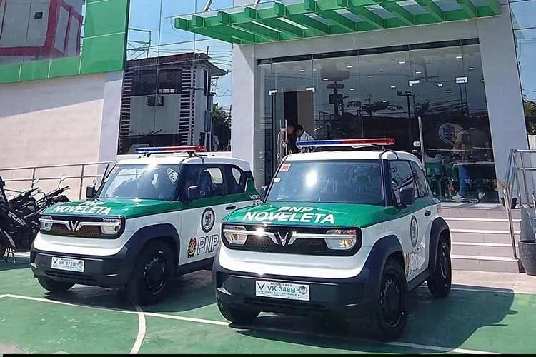 [GALLERY] VinFast VF3 chạy điện thành xe cảnh sát ở Philippines và Indonesia