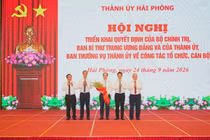 Hải Phòng triển khai quyết định của Bộ Chính trị, Ban Bí thư về công tác cán bộ