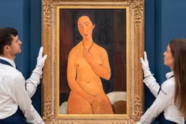 Kiệt tác hội họa của họa sĩ Amedeo Modigliani được bán giá kỷ lục