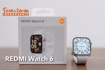 [INFOGRAPHIC] REDMI Watch 6 nâng cấp màn hình AMOLED, pin vẫn cực “trâu”