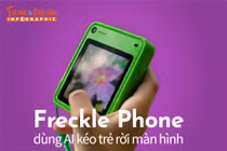 [INFOGRAPHIC] Freckle Phone dùng AI kéo trẻ rời màn hình