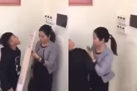 Cô giáo ở Tuyên Quang bị nhóm học sinh dồn vào góc tường ném dép vào người 