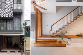 Ngôi nhà báo hiếu tối ưu về không gian và xử lý vi khí hậu tốt
